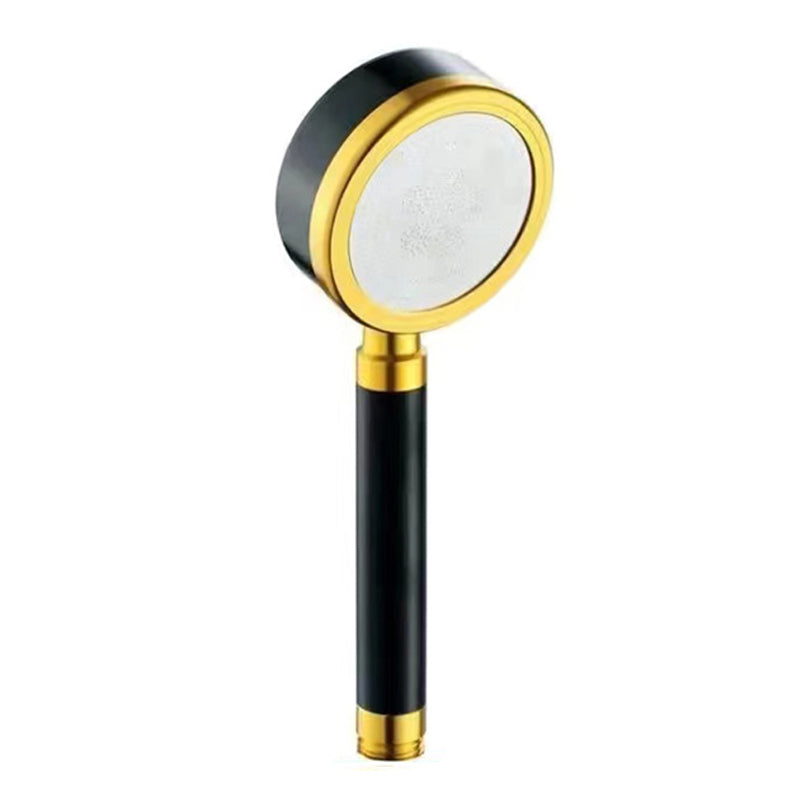 Luxurious Shower Head Color Block Adjustable Water Flow Round Hand Shower