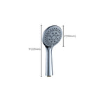 Modern adjustable shower head Round Metal Handheld Shower Head