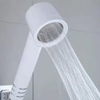 Contemporary Shower Head Combination White Adjustable Hand Shower