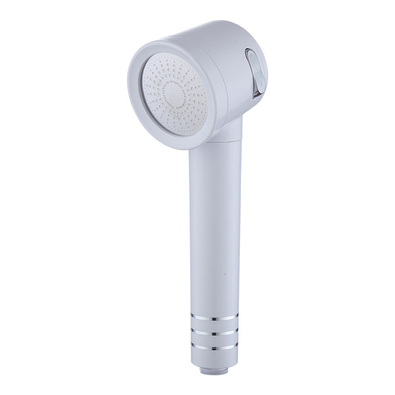 Contemporary Shower Head Combination White Adjustable Hand Shower