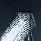 Square Showerhead Combo Modern Rainfall Adjustable Showerheads