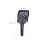 Square Showerhead Combo Modern Rainfall Adjustable Showerheads