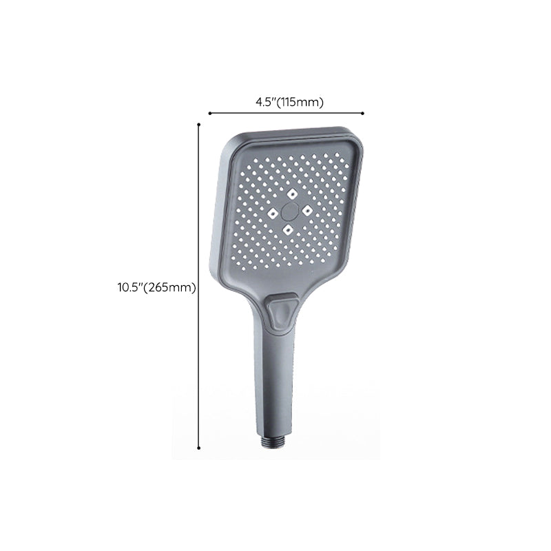 Square Showerhead Combo Modern Rainfall Adjustable Showerheads