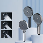 Round Showerhead Combo Modern Rain Shower Handheld Showerhead