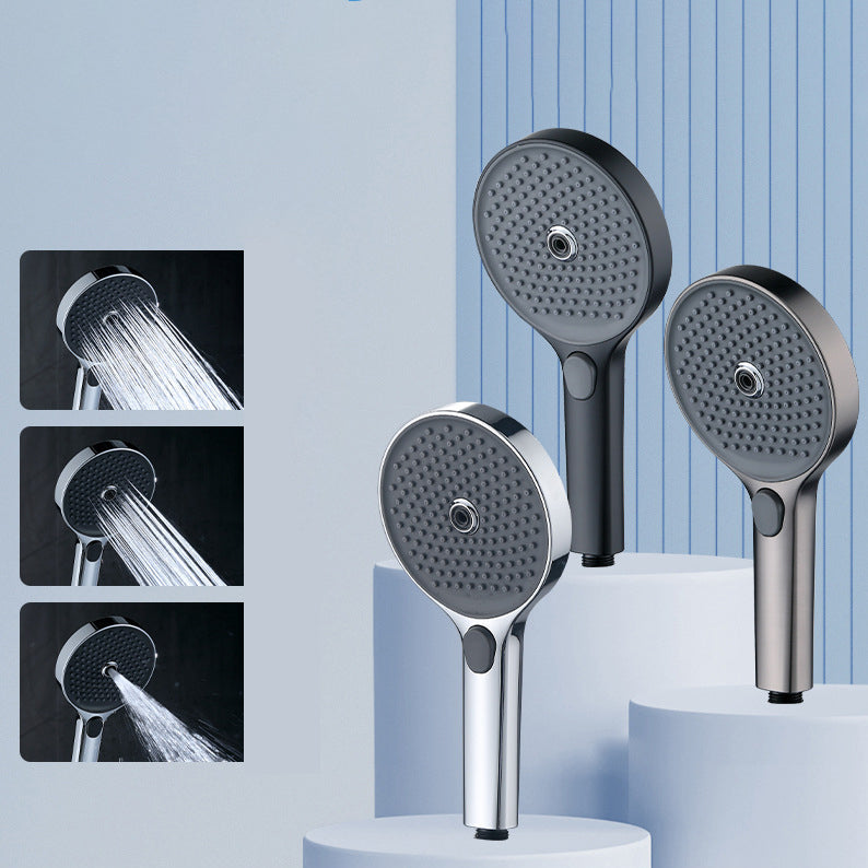 Round Showerhead Combo Modern Rain Shower Handheld Showerhead