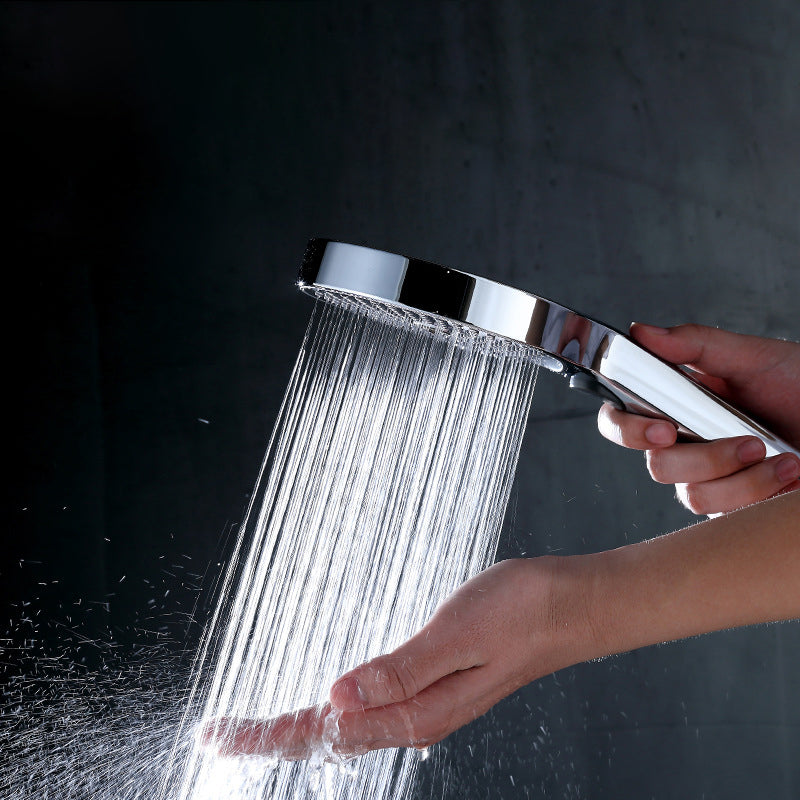 Round Showerhead Combo Modern Rain Shower Handheld Showerhead
