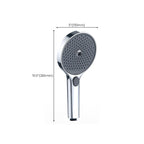 Round Showerhead Combo Modern Rain Shower Handheld Showerhead