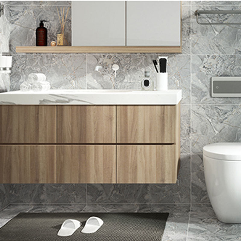 Modern Peel-and-Stick Tiles Plastic Single Tile Peel & Stick Mosaic Tile