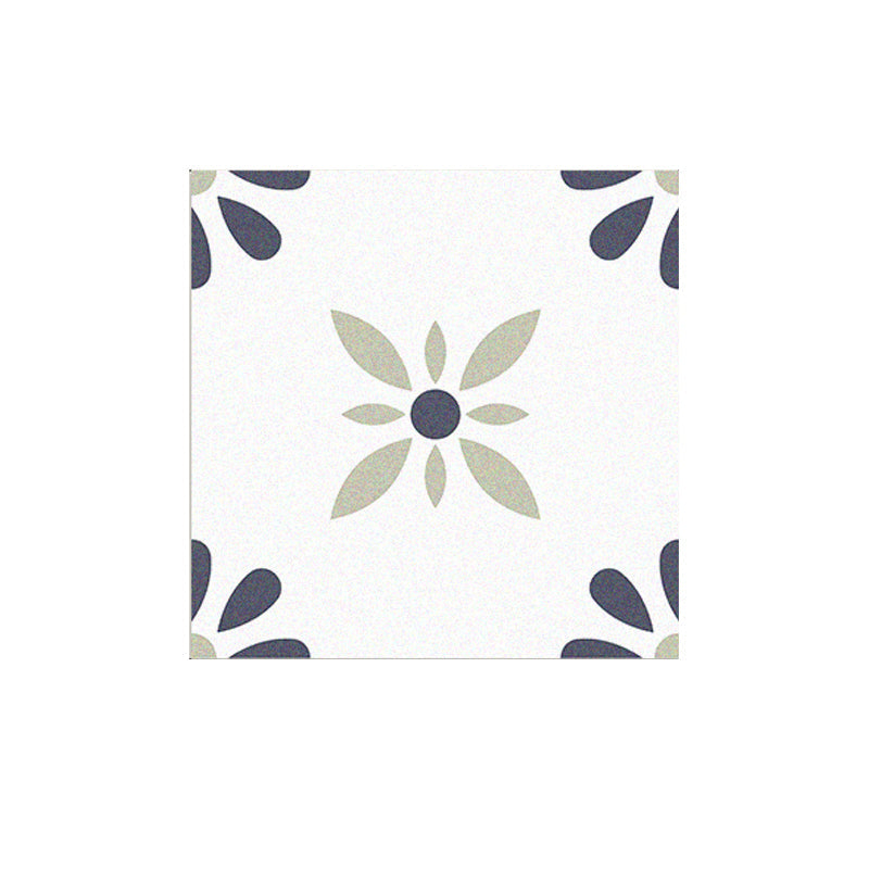 Modern Floor Tile Peel and Stick Ceramic Pattern PVC Flooring
