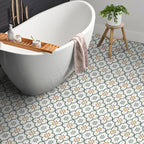 Modern Floor Tile Peel and Stick Ceramic Pattern PVC Flooring