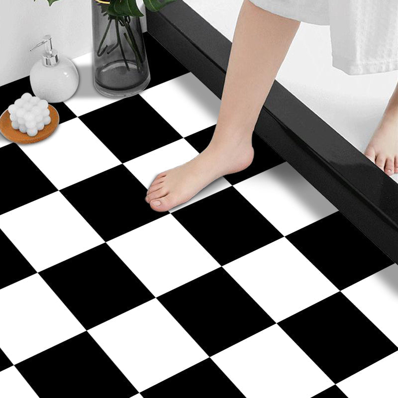 Modern Vinyl Plank Flooring Self-Adhesive Grid Pattern PVC Flooring
