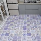 Modern vinyl floor planks for peeling and sticking Geometrically printed PVC flooring
