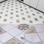 Modern vinyl floor planks for peeling and sticking Geometrically printed PVC flooring