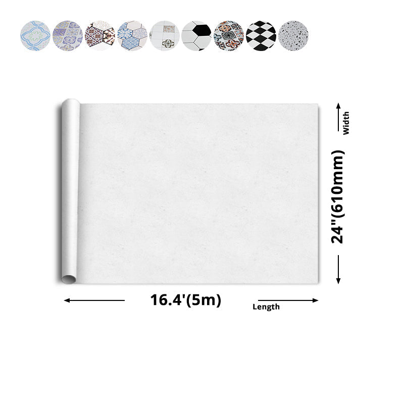 Modern vinyl floor planks for peeling and sticking Geometrically printed PVC flooring