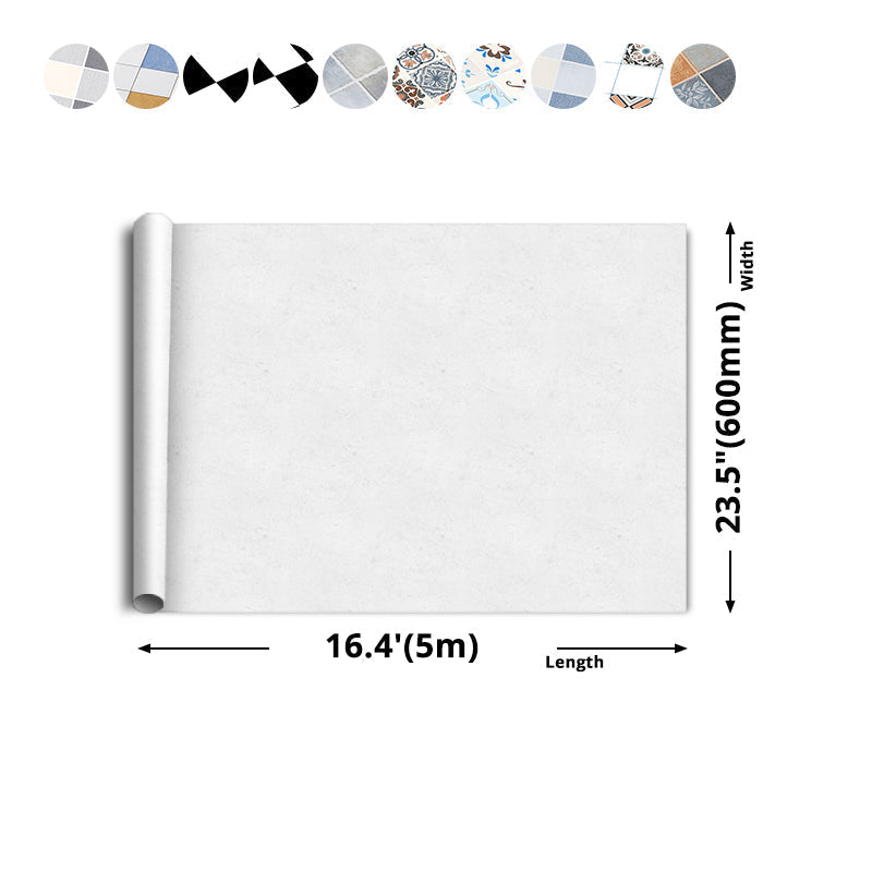Modern Vinyl Floor Planks Grid Pattern Peel and Stick Vinyl Plank Flooring