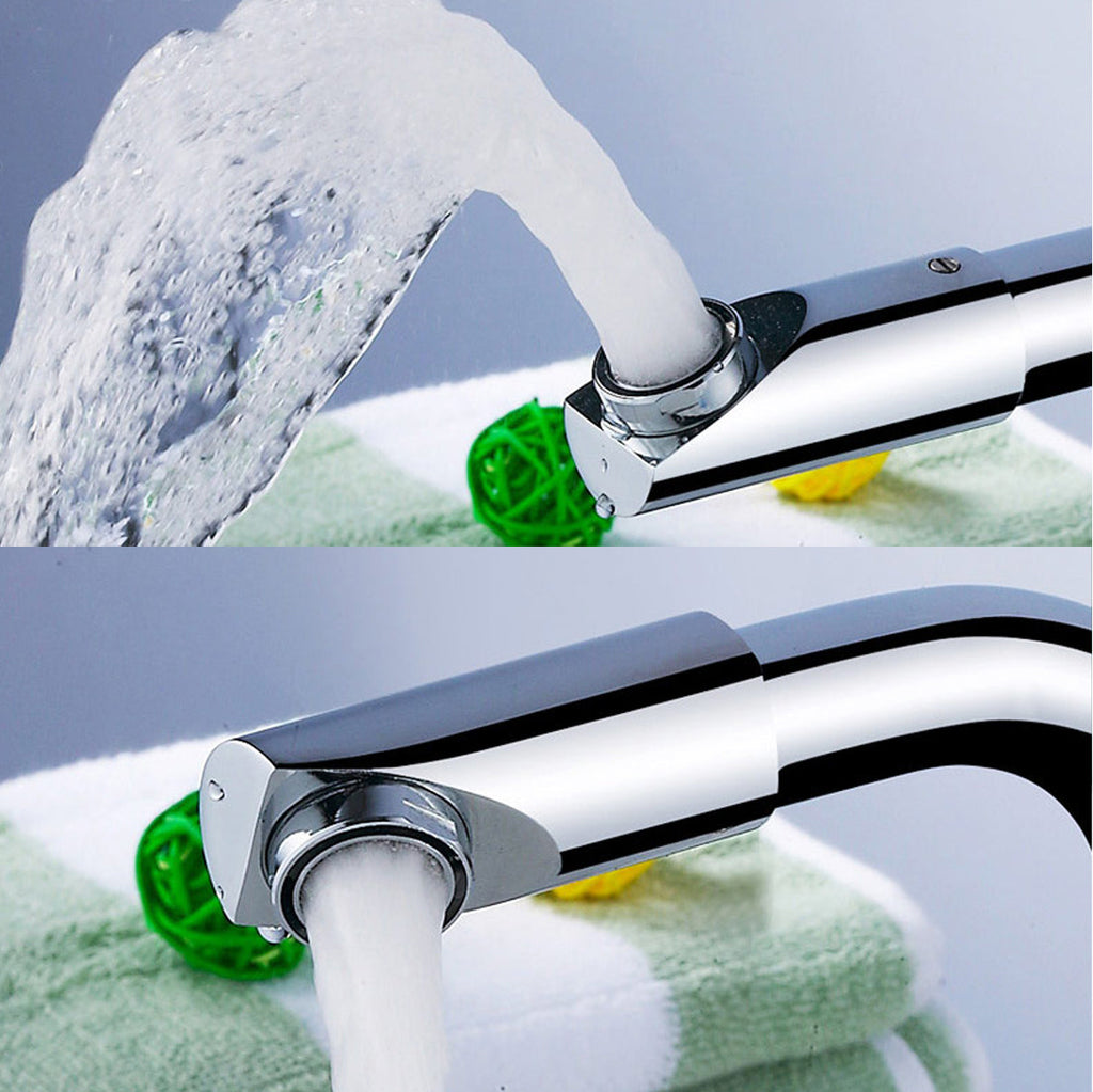 Modern Bathroom Faucet Brass Lever Handle Washroom Bathtub Faucet