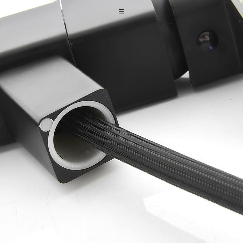 Bathroom faucet with pull-out lever handle Single hole basin mixer