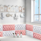 Contemporary Wall Panel Textured Wall Interior Waterproof Upholstered Panel