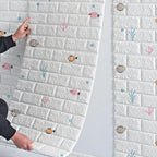 Industrial Wall Panel 3D Printing Bathroom Wall Panels in White
