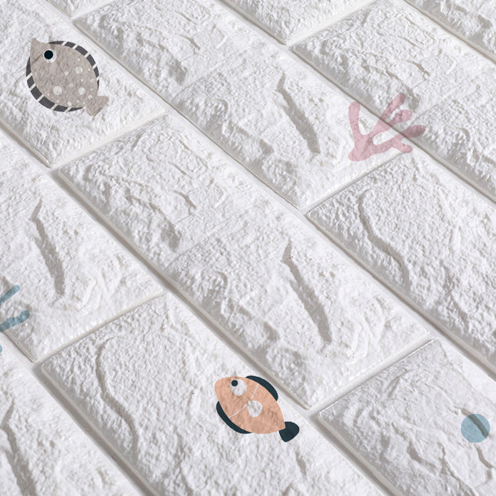 Industrial Wall Panel 3D Printing Bathroom Wall Panels in White