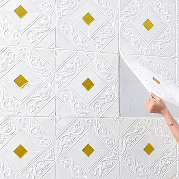 Modern Tin Backsplash Cover Three-Dimensional Printing Wall Ceiling Panel