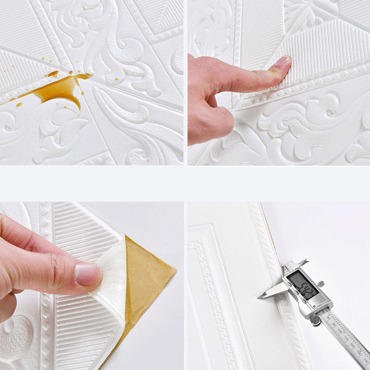 Modern Tin Backsplash Cover Three-Dimensional Printing Wall Ceiling Panel