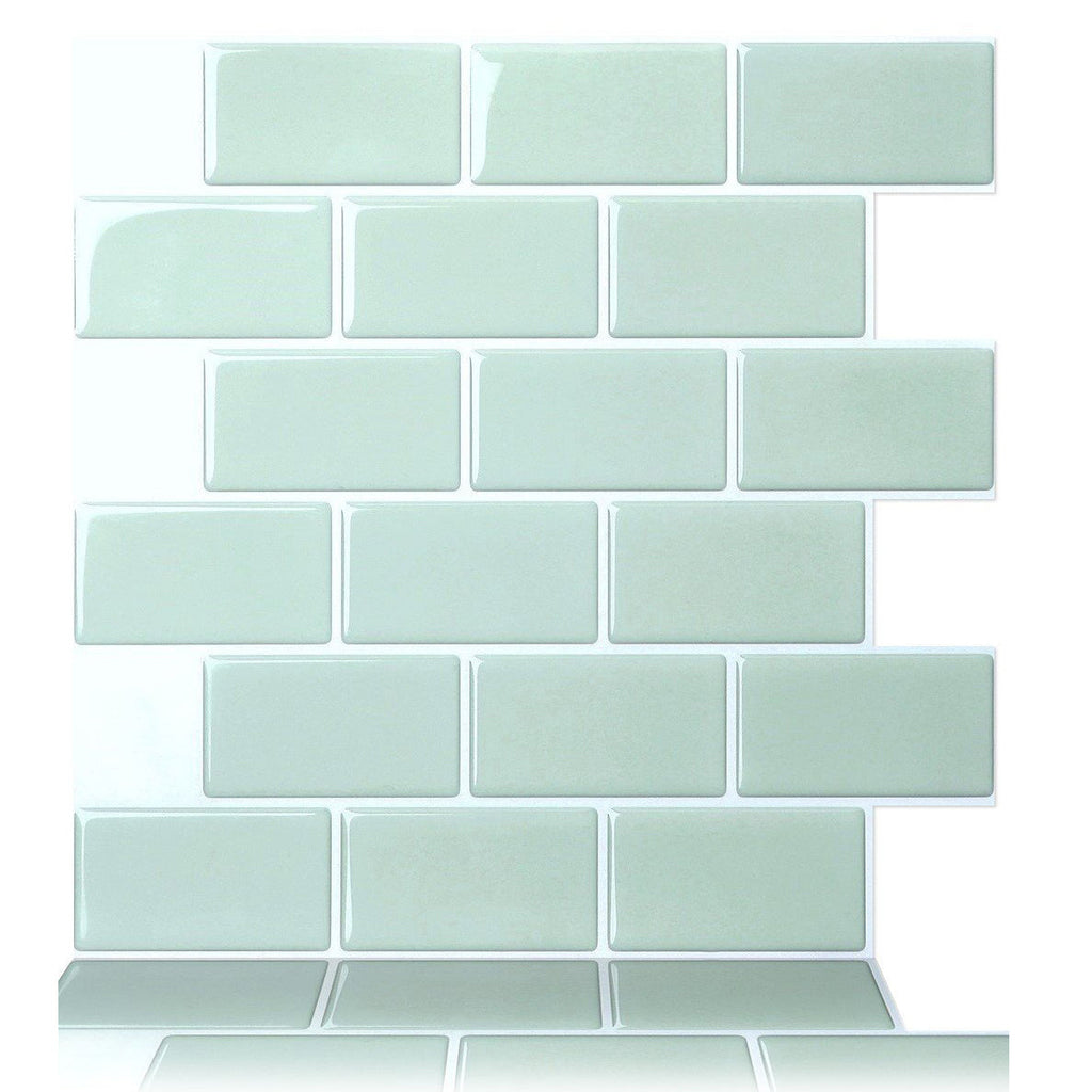 Modern Peel and Stick Wall Tile PVC Offset Joint Peel and Stick Wall Tile