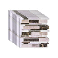Modern Peel and Stick Wall Tile PVC Offset Joint Peel and Stick Wall Tile