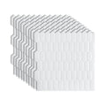 Modern Peel & Stick Field Tile PVC Hexagon Mosaic Tile Peel and Stick Back Wall