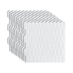 Modern Peel & Stick Field Tile PVC Hexagon Mosaic Tile Peel and Stick Back Wall