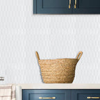 Modern Peel & Stick Field Tile PVC Hexagon Mosaic Tile Peel and Stick Back Wall