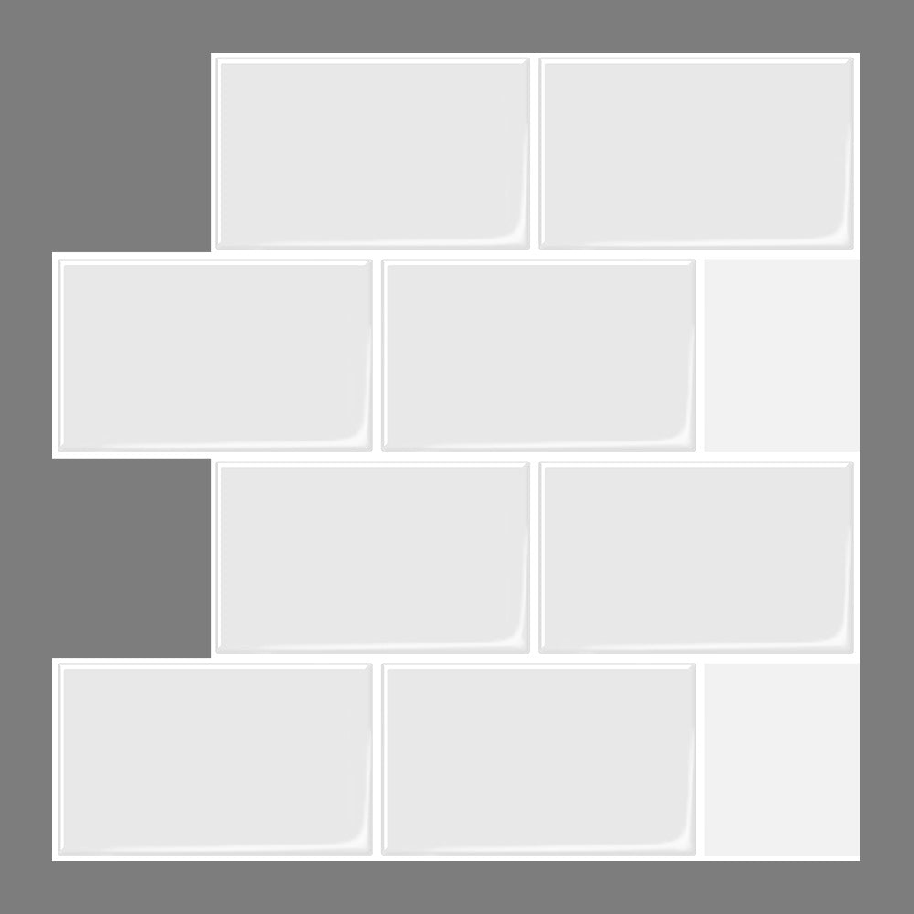 Modern Tile Peel & Stick PVC Rectangular Subway Tile Peel and Stick Wall Tile