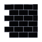 Modern Tile Peel & Stick PVC Rectangular Subway Tile Peel and Stick Wall Tile