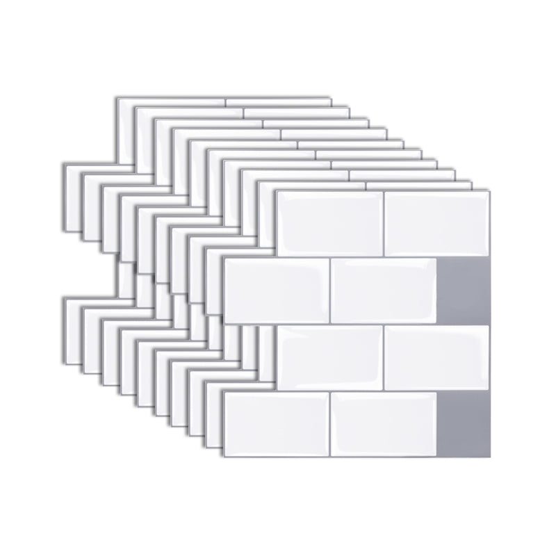 Modern Tile Peel & Stick PVC Rectangular Subway Tile Peel and Stick Wall Tile