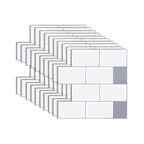 Modern Tile Peel & Stick PVC Rectangular Subway Tile Peel and Stick Wall Tile
