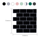 Modern Tile Peel & Stick PVC Rectangular Subway Tile Peel and Stick Wall Tile
