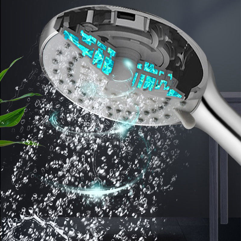 Modern Adjustable Handheld Showerhead Chrome Round Handheld Showerhead