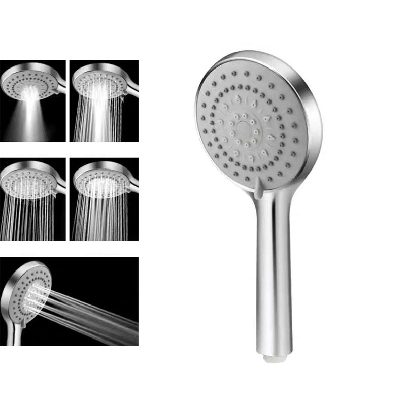 Modern Adjustable Handheld Showerhead Chrome Round Handheld Showerhead