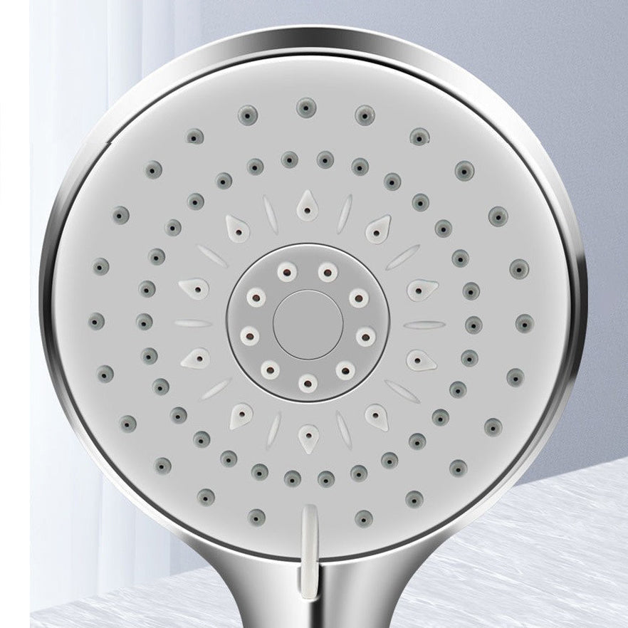 Modern Adjustable Handheld Showerhead Chrome Round Handheld Showerhead