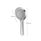 Modern Adjustable Handheld Showerhead Chrome Round Handheld Showerhead