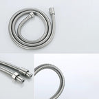 Modern Hand Shower Stainless Steel Handheld Showerhead Wall Mounted Shower Combination