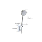 Modern Hand Shower Stainless Steel Handheld Showerhead Wall Mounted Shower Combination