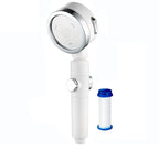 Modern handheld shower stainless steel adjustable shower head water-saving shower combo