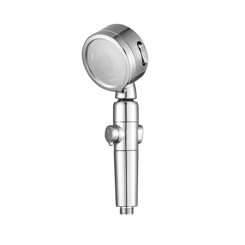 Modern handheld shower stainless steel adjustable shower head water-saving shower combo