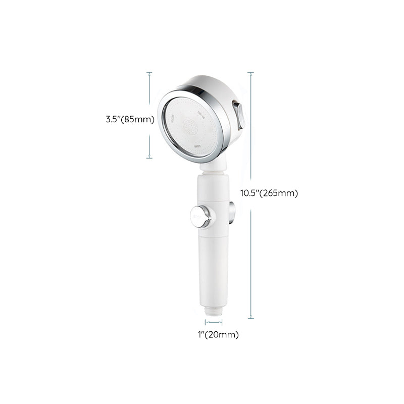 Modern handheld shower stainless steel adjustable shower head water-saving shower combo