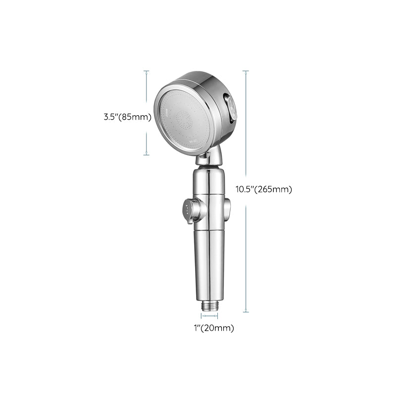 Modern handheld shower stainless steel adjustable shower head water-saving shower combo