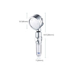 Modern handheld shower stainless steel adjustable shower head water-saving shower combo