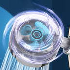 Plastic Shower Head Round Handheld Shower Head with Adjustable Water Flow