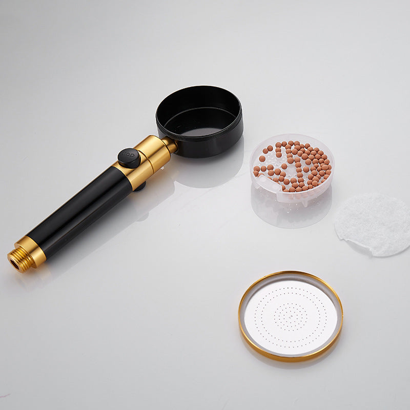 Metal Shower Head Round Hand Shower with Adjustable Shower Heads
