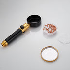 Metal Shower Head Round Hand Shower with Adjustable Shower Heads